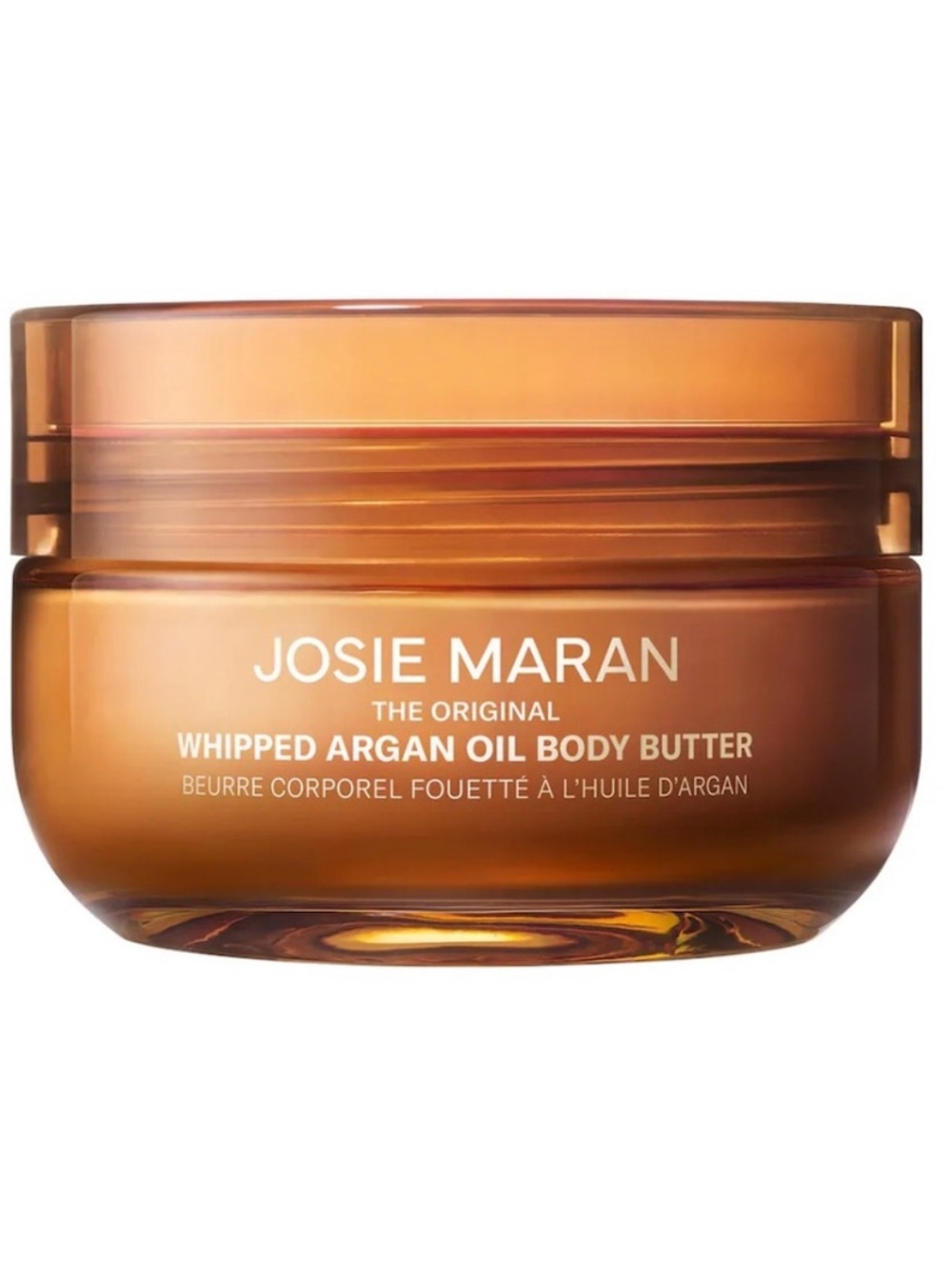NEW Josie Maran Vanilla Bean  - Whipped Argan Oil Refillable Body Butter Jar